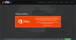 Desktop Screenshot of pc-utleie.no